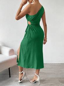 Chiquease Trang phục Maxi nửa thân màu xanh lá cây gợi cảm và thời trang dành cho nữ - màu xanh lá - Xem 2