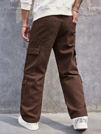 RivetRise Guys Flap Pocket Cargo Jeans