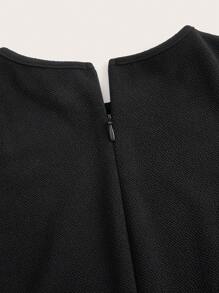 Slaydiva 休闲优雅无袖阔腿黑色连体裤