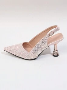 Của phụ nữ Gợi cảm Pointed Toe Giày cao gót Giường đơn Giày dép , Tất cả Tròn - Màu Hồng baby - Xem 4