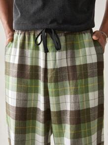 Manfinity VCAY Men's Plaid Woven Casual Trousers