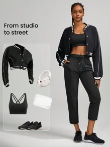 GLOWMODE NỮ Quần thể thao - màu đen - Xem 5