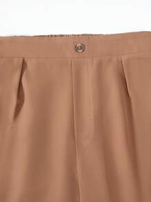 Sparklyn 少女純色紐帶吊帶上衣和寬鬆長褲套裝