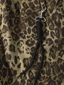 Manfinity Roghcode Quần họa tiết da báo nam Oversize dài camo đồ họa màu xanh quân đội đi chơi - Nhiều màu - Xem 6