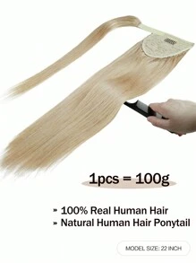 直马尾彩色真人发片接发 - S18 - 查看 2