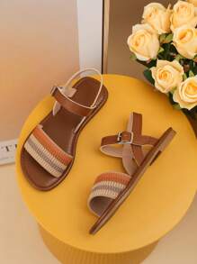 Sandalias Planas De Vacaciones Cómodas Y De Moda Para Niños Para Uso Diario