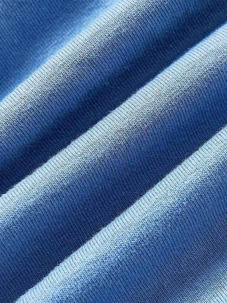 3pcs Baby Boy's Letter Print Round Neck T-Shirt, Palm Tree Pattern Shirt And Solid Color Shorts Set