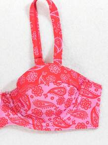 SHEIN Swim Summer Paisley Print Bikini Set - Multicolor - View 3