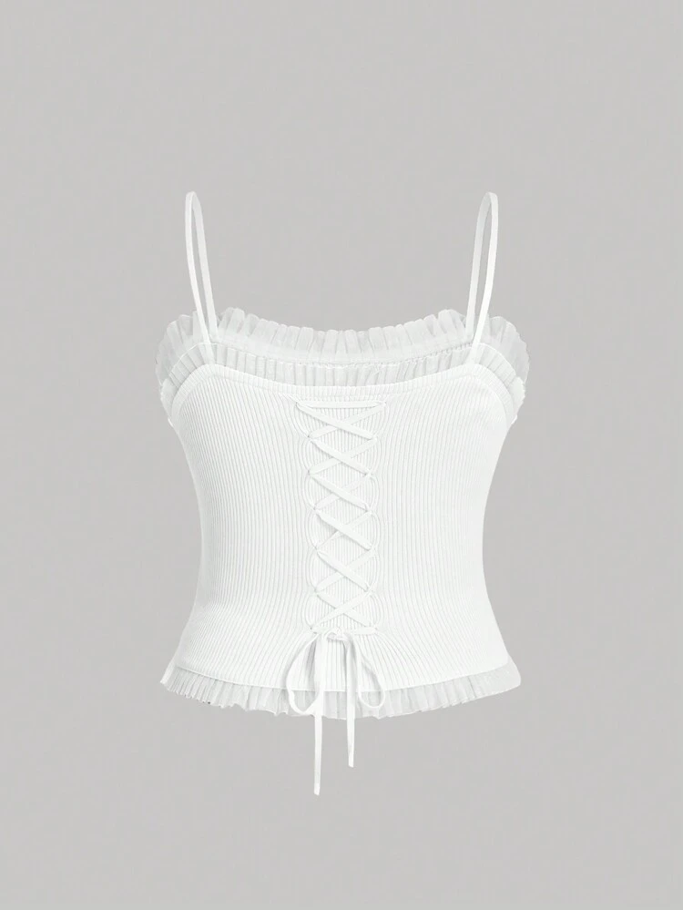 Plus Size White Spring Knit Top