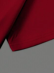 Manfinity Homme Nam Giải trí Vòng cổ Áo thun Với Lá thư In ấn - Nhiều màu - Xem 5