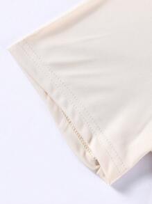 Manfinity Homme Men's Mountain Print Round Neck Short Sleeve T-Shirt - Apricot - View 4