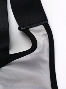 DrisQ Männer Farbblock-slip Mit Kontraststreifen Und Sexy Rückenlosem Design