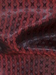 Manfinity Homme Men Allover Print Shirt - Burgundy - View 6