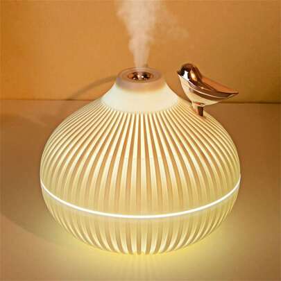 1pc 2 In 1 Mini Humidifier H2o Humidifier, 300lml Storage Capacity,3 Level Light Adjuctable, USB Power, For Office Desktop,USB Atomizer Valentine's Day Present Gifts Birthday Graduation