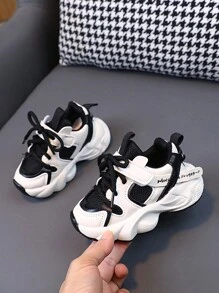 嬰兒女孩時尚、防滑、舒適、輕便的鞋子,附有鞋帶 - 黑色 - 查看 6