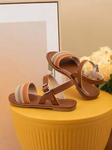 Sandalias Planas De Vacaciones Cómodas Y De Moda Para Niños Para Uso Diario