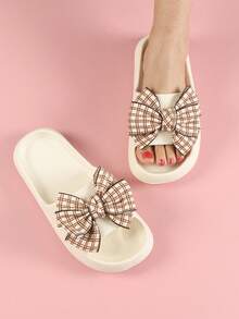 Summer Indoor Plastic Slippers For Couple, Bathroom, Women, Men, Home, Beach, Shower Shoes - White - View 6