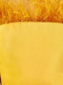 SHEIN Tween Girl 2 件套复古宫廷风格圆领 3/4 袖衬衫和印花裙