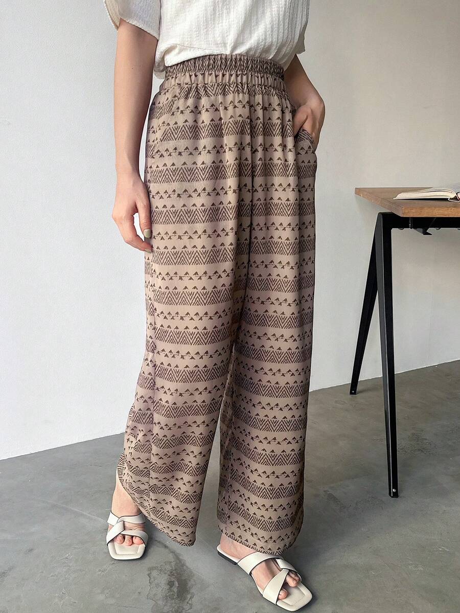 FRIFUL Designer Của phụ nữ Nhà thiết kế In hoa Giải trí Quần - Nhiều màu - Xem 1