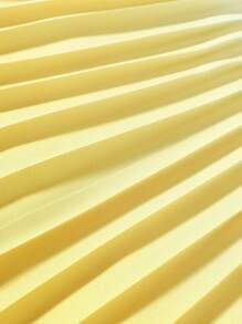 Elladie kids Đứa bé gái Bóng Xếp li Giải trí Cami ngọn Và Quần ống rộng - Màu vàng - Xem 5