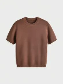 Manfinity Homme Pull Tricoté Pour Homme Avec Poignets À Blocs De Couleurs