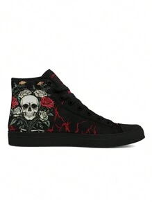 Của phụ nữ Sọ & In Hoa hồng Giày vải , High Top , Không trượt , Bền chặt , Thoáng khí , Kích thước lớn , Đối với Các hoạt động ngoài trời In Mùa Xuân Và Mùa hè - Nhiều màu - Xem 4