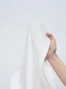 Maija Women's Solid Color Flap Pocket Skirt - White - View 11