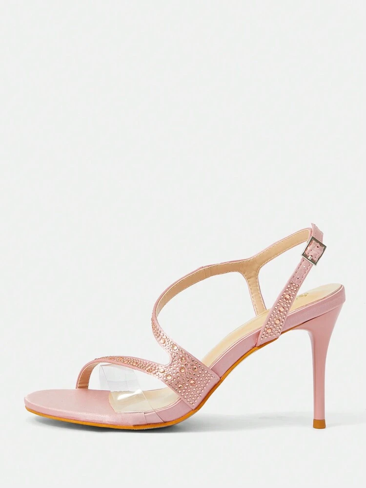 Women's Fashionable Rhinestone Stiletto High Heel Sandals