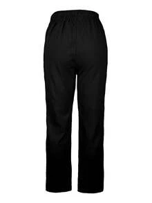Women's Casual Solid Color Drawstring Waist Pants