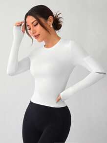 SHEIN Sport Studio Regata Esportiva com Estampa de Letra, Regata de Exercícios