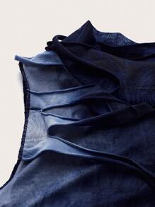 EgrlEra 扎染做旧立领背心和裙子套装 Y2K 服装 - 彩色 - 查看 5