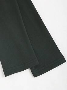 VaVaBold Của phụ nữ Màu thuần Ngắn Cape Áo sơ mi - Màu xám đen - Xem 5