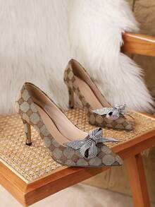 Của phụ nữ Tùy chỉnh Nhiều màu Giày cao gót Với Pha lê , Bowknot & Thiết kế hoa , Thích hợp Cho mùa hè Kỳ nghỉ Và - Nhiều màu - Xem 3