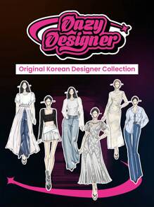 Dazy Designer Sensationelles Kleid mit Farbblock-Patchwork-Design für Damen, ideal für Geburtstag, Silvester, als Sommerkleid, Freizeitkleid oder Ballkleid - Pink - Übersicht 4