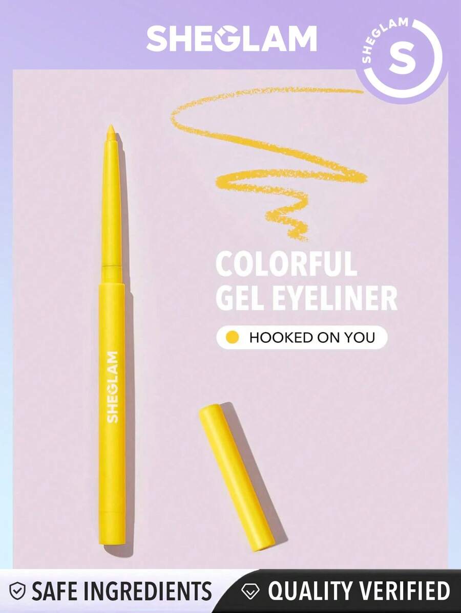 SHEGLAM Color Crush Gel Eyeliner-Hooked On You 5 Colors Highly Pigmented Cream Eyeliner Pencil Smudge-Proof Smooth Easy To Use Yellow Eyeliner Gothic Eyeliner - Hooked On You - View 1