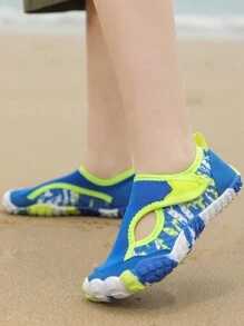 Trẻ em Đúng mốt Và Giải trí Giày nước bờ biển Giày dép Đối với Con trai Và Cô gái , Chống trượt Bơi lội Và Sấy khô nhanh Giày dép - Màu xanh lam - Xem 1