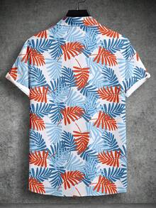 Manfinity RSRT Nam In thực vật Ngắn tay Áo sơ mi - Nhiều màu - Xem 2