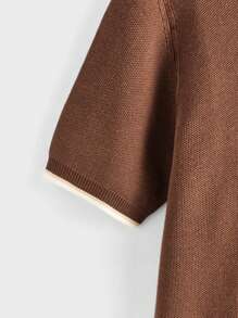 Manfinity Homme Pull Tricoté Pour Homme Avec Poignets À Blocs De Couleurs