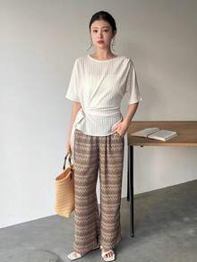FRIFUL Designer Của phụ nữ Nhà thiết kế In hoa Giải trí Quần - Nhiều màu - Xem 2