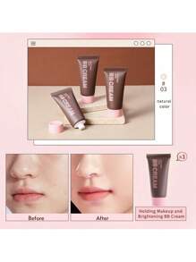 9件套女士圣诞彩妆套装，包含口红、粉饼、BB霜、眉笔、睫毛膏和眼线笔等全套面部彩妆产品，防水持久，圣诞礼物套装，适合女士和女孩。 - 彩色 - 查看 7