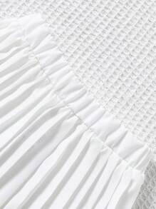 Elladie kids Đứa bé gái Bóng Xếp li Giải trí Cami ngọn Và Quần ống rộng - Màu vàng - Xem 7