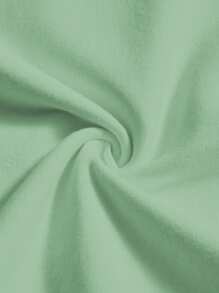 SHEIN 青少年男孩休闲简约字母图案短袖 T 恤，夏季，棉混纺