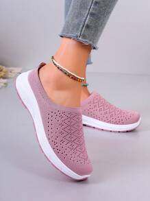 Women's Breathable Lightweight Canvas Loafers Driving Shoes - Multicolor - View 4