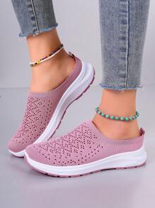 Women's Breathable Lightweight Canvas Loafers Driving Shoes - Multicolor - View 1