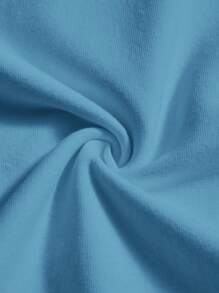 SHEIN Tween Boy Casual Cartoon Gaming Console Pattern Short Sleeve Round Neck T-Shirt Suitable For Summer - Baby Blue - View 3