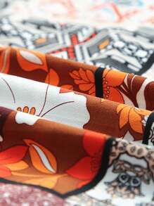 Astylish Women's Floral Print Button Down Long Kimono Cardigan Boho Chic Vacation Loose Fit Open Front Cover Up Summer Beach Duster