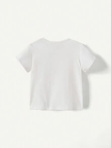 Cozy Pixies Baby Boy's Comfortable Anchor Pattern Round Neck T-Shirt And Casual Shorts Set