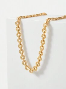MOTF PREMIUM MẶT DÂY CHUYỀN TRÒN KÉP MẠ VÀNG 18K, DÂY CHUYỀN THỦ CÔNG CÁ NHÂN HÓA - Vàng - Xem 2