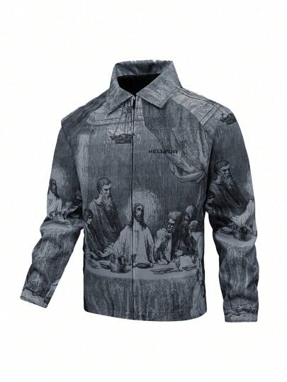 Manfinity LEGND Men's Digital Print Jacket
