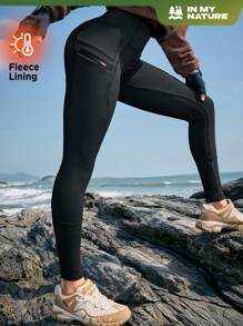 In My Nature 女式户外拉链设计紧身裤，徒步女装